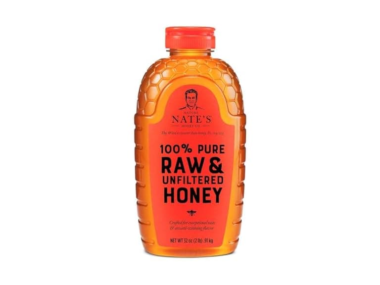 Nate's 100% Pure, Raw & Unfiltered Honey - Image 1