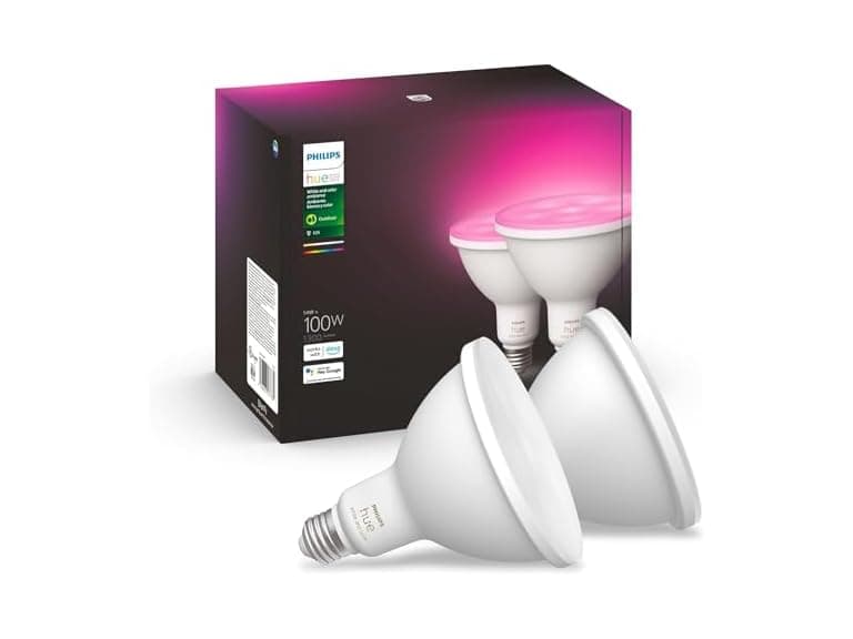 Philips Hue Smart 100W PAR38 LED Bulb - Image 1