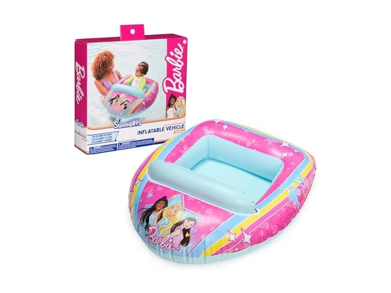 Swimways Barbie Inflatable Pool Boat