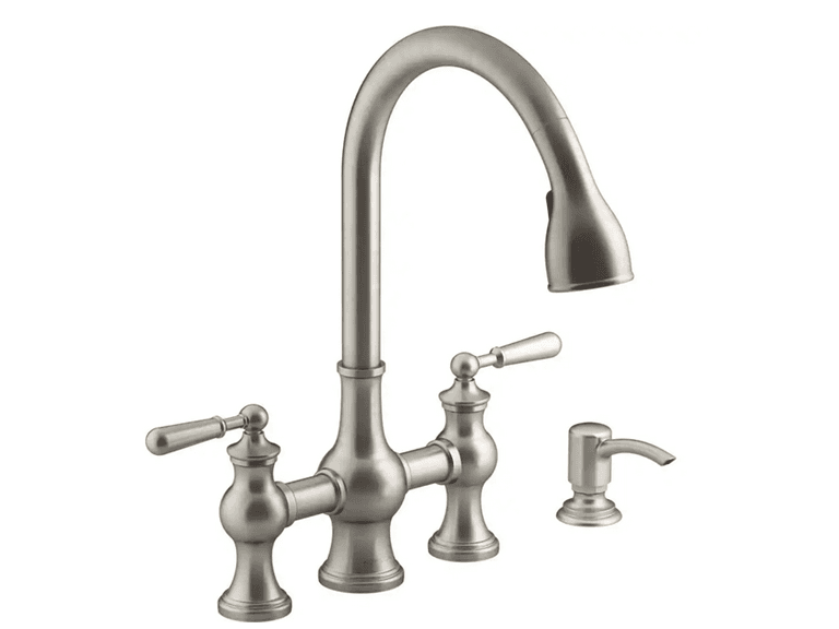 KOHLER K-R21070-SD-VS Capilano 2H Pull-Down Faucet (Open Box) - Image 1
