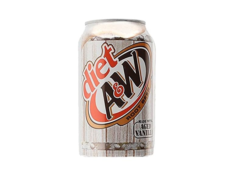 A&W Root Beer, Diet, 12 fl oz - Image 1