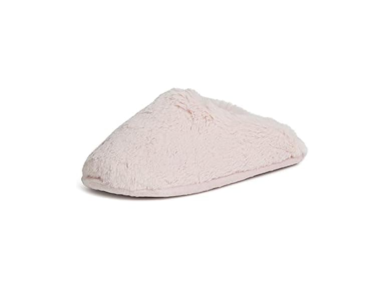 Dearfoams Women's Plush Scuff Slippers - Image 1