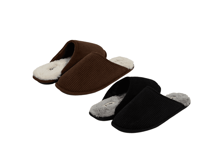 Floopi Men's Corduroy Scuff Slipper - Image 1