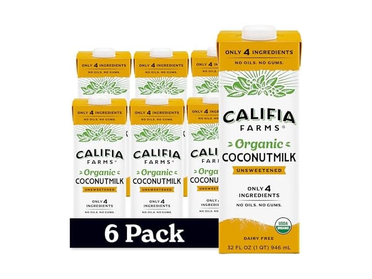 6PK Califia Farms - Organic Coconut Milk, 32 oz - Image 1