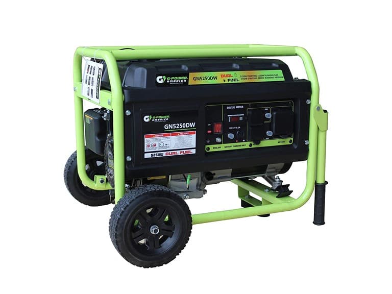 Green Power GN5250DW 5250watt Dual Fuel Generator - Image 1