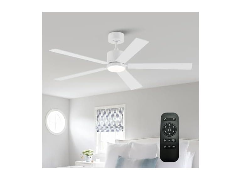 WHOSE LAMP 52 Inch Ceiling Fan -Choose Color - Image 1