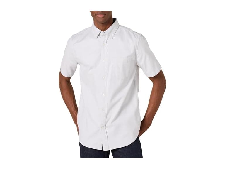 Amazon Essentials Mens SlimFit SS Oxford Shirt - Image 1