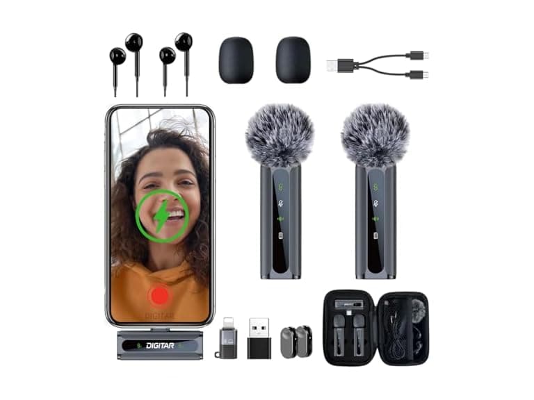 Wireless Lavalier Mic for iPhone & PC - Image 1