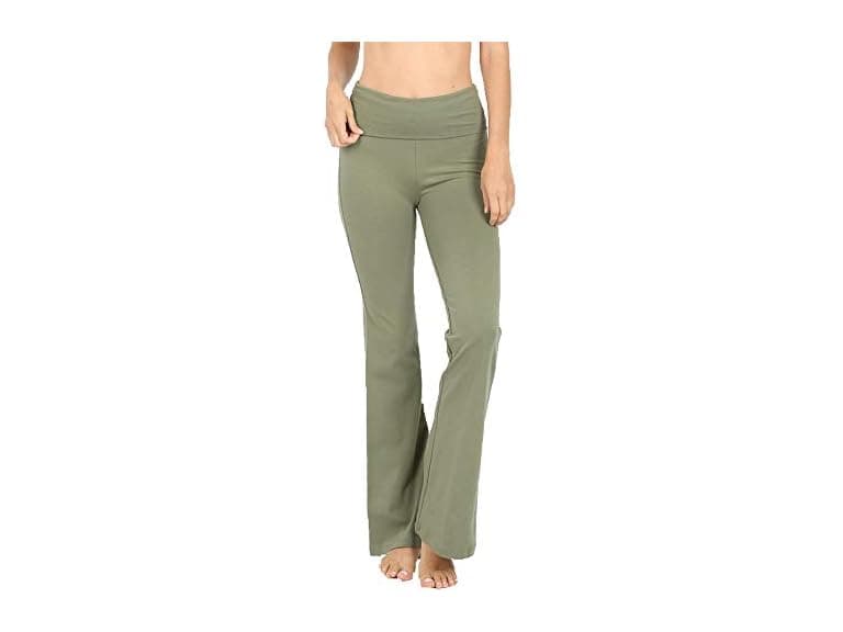 Zenana Women (XL) Premium Cotton Fold Over Pants - Image 1