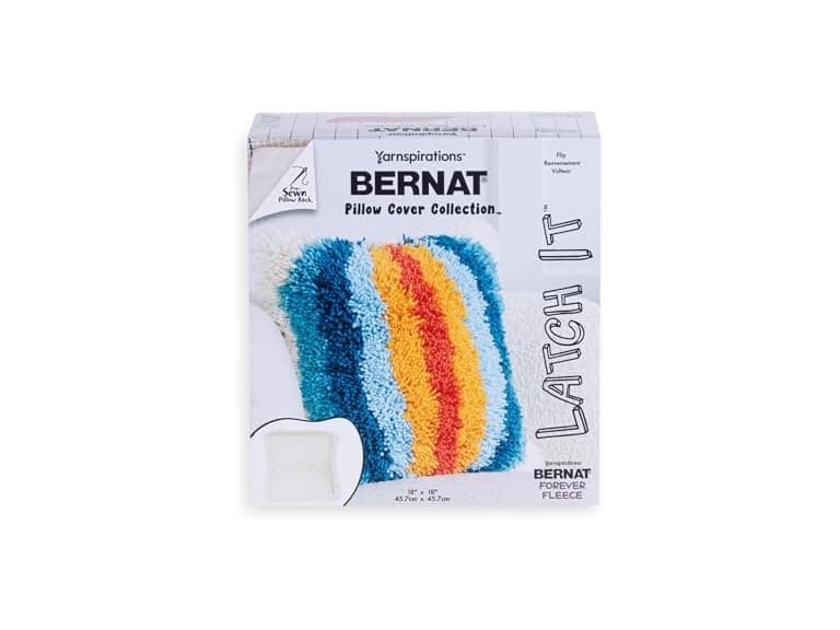 Bernat Latch It Kit – Fleece Pillow Cover, Flip - Image 1