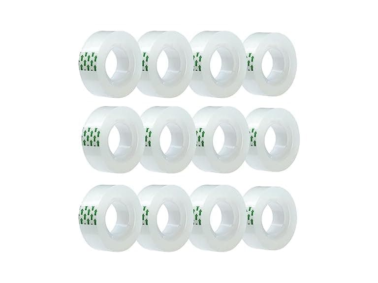 MJUNM CON-101 12 Pcs Clear Tape - Image 1