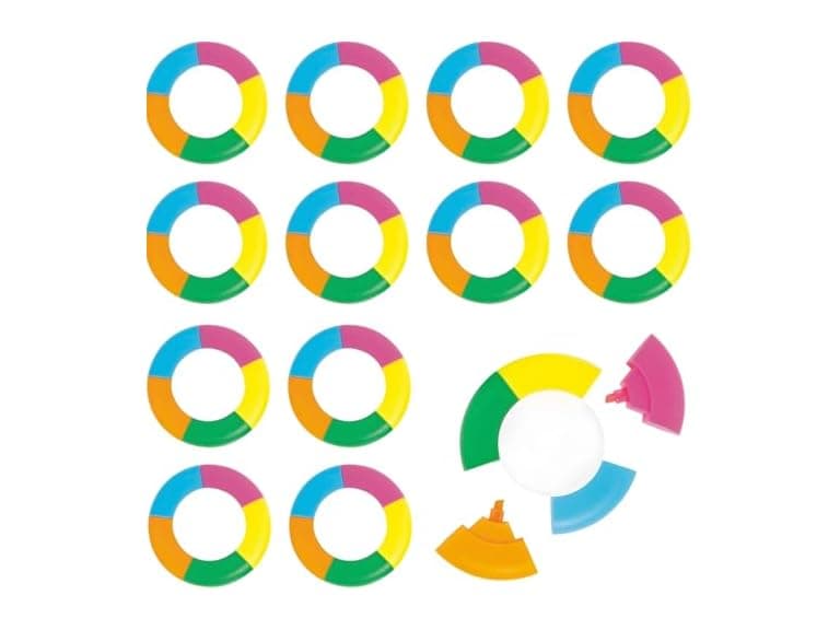 Fun Express Diam. 5-Color Round-Shaped Sets - Image 1