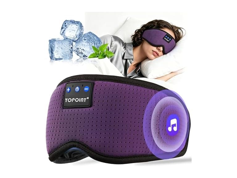 TOPOINT Sleep Mask with Bluetooth