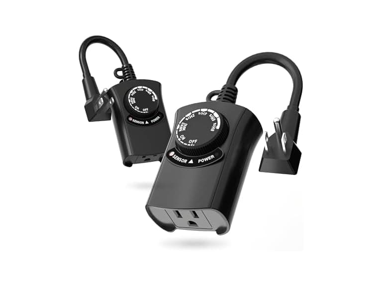 HBN Outdoor Light Timer 2 Pack - Image 1