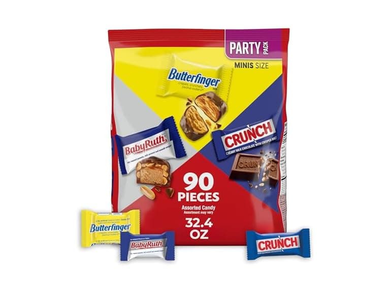 Butterfinger Crunch Baby Ruth Mini 90ct - Image 1