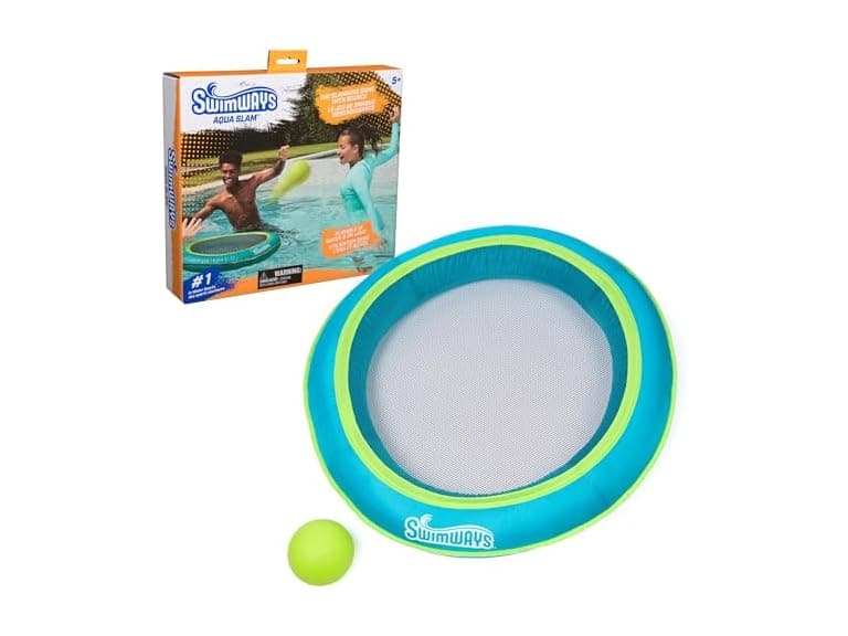 SwimWays Aqua Slam, Outdoor Trampoline Game - Image 1