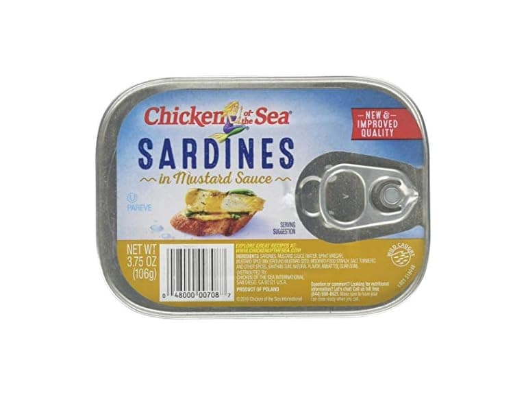 1CT Chicken Of The Sea: In Mustard Sauce Sardines - Image 1