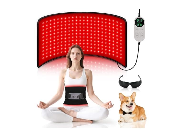 Large Red Light Therapy Pad 24" x 12" - Image 1