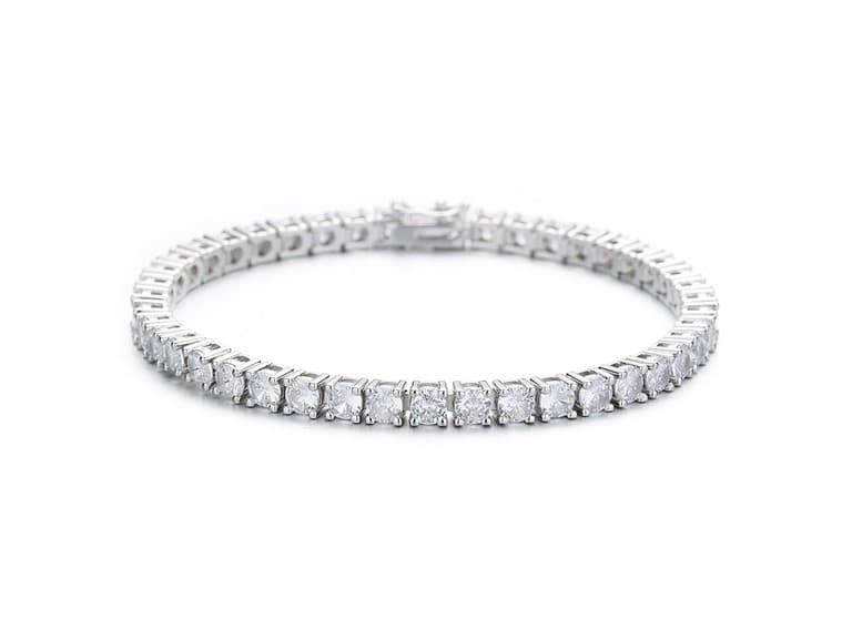Simulated Diamond Tennis Bracelet - Image 1