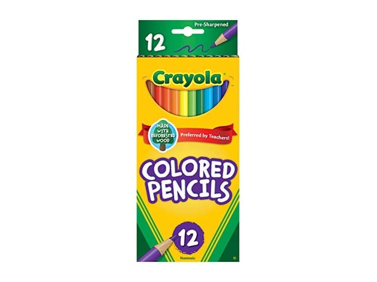 Crayola Colored Pencils, Assorted Colors, 12 Count - Image 1