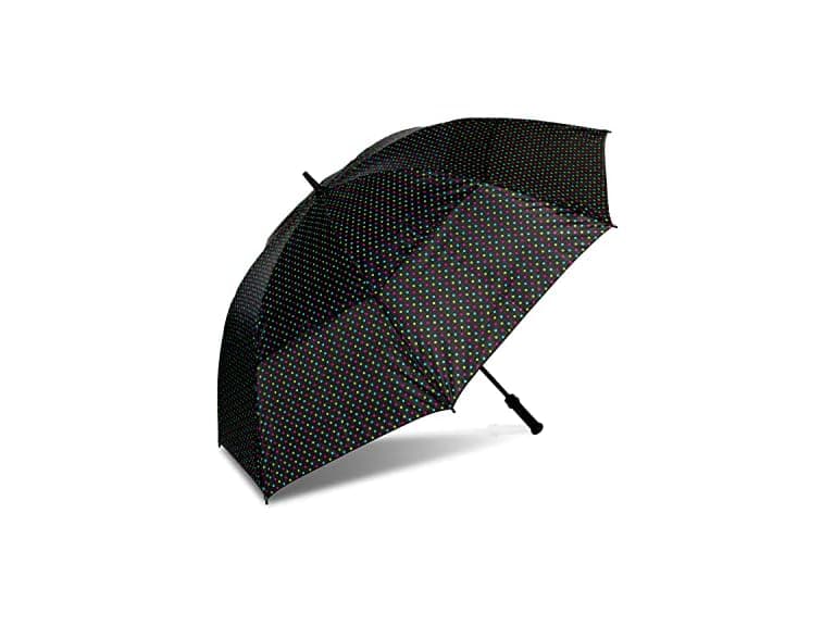 ShedRain Windjammer Vented Manual Open Golf Umbrella, Funfetti - Image 1
