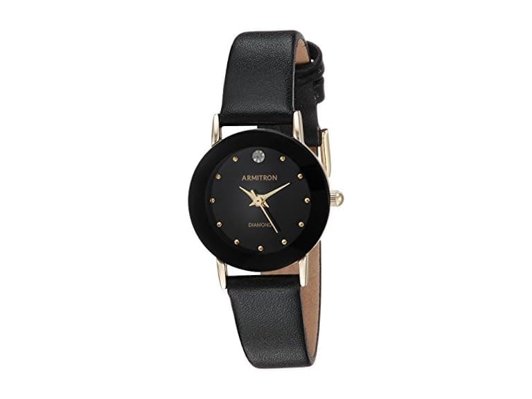 Armitron Women's Diamond Leather Watch - Image 1