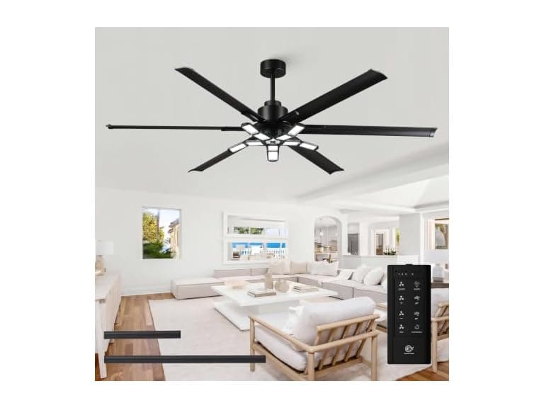 Parrot Uncle 72 Inch Industrial Ceiling Fan - Image 1