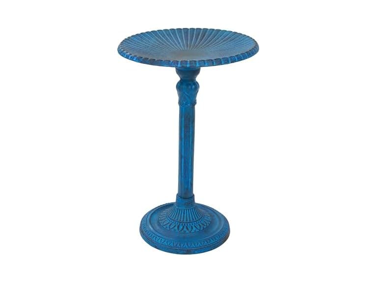 Sunburst Metal 21" Bird Bath w/ UV-Resistant Finish - Image 1