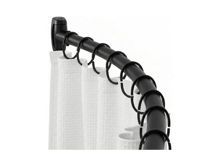 HIGHCRAFT Curved Shower Curtain Rod 73" - Image 1