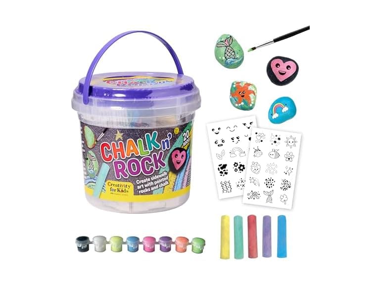 Creativity for Kids Chalk n' Rock Bucket Kit - Image 1