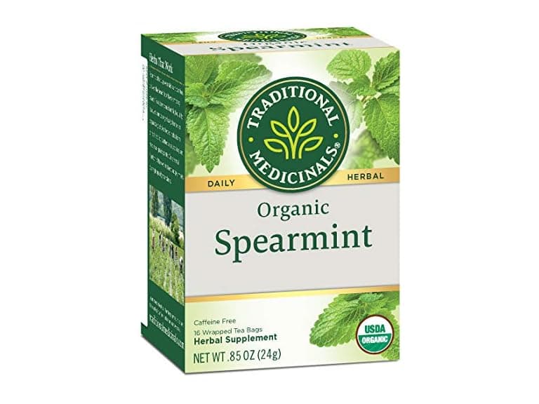 16Ct Traditional Medicinals Tea, Organic Spearmint - Image 1