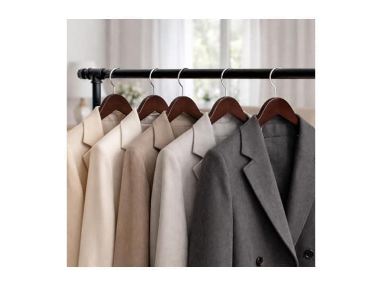 Suptinwear Wooden Suit Hangers 20 Pack - Image 1
