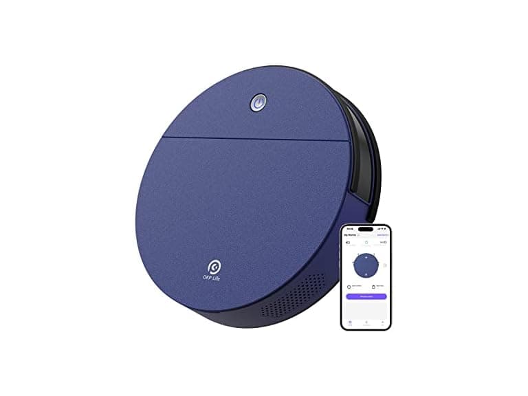 OKP K3 Robot Vacuum Cleaner, Blue - Image 1