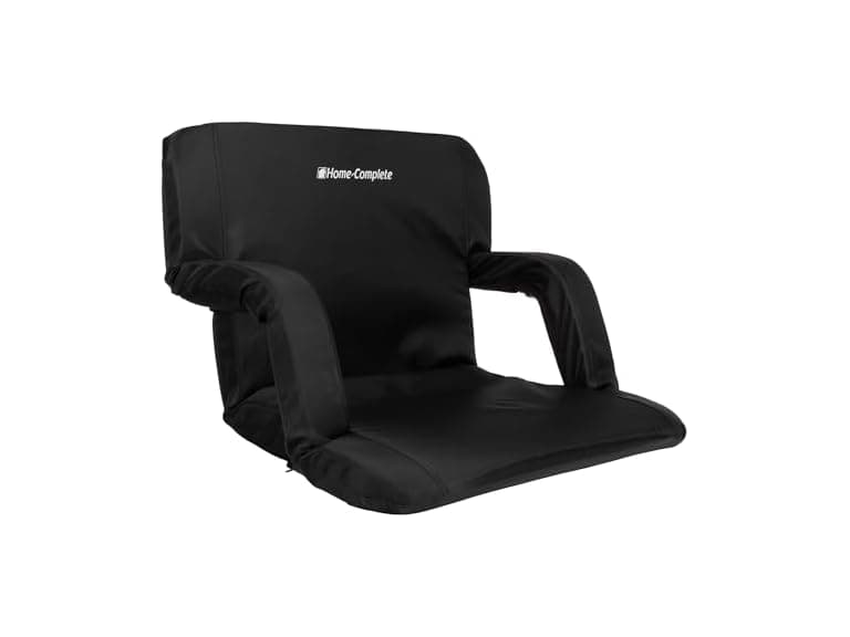 Wide Reclining Stadium Seat Cushion Blk - Image 1