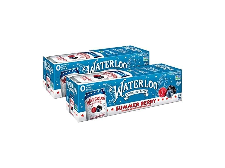 24PK Waterloo Sparkling Water, Summer Berry - Image 1