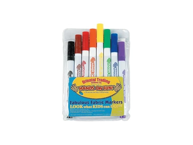 Fun Express Fabulous Fabric Markers (8Pc) - Image 1