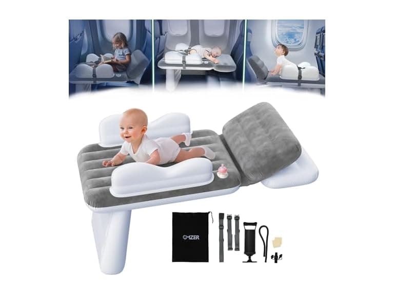 Omzer Inflatable Toddler Airplane Bed - Image 1
