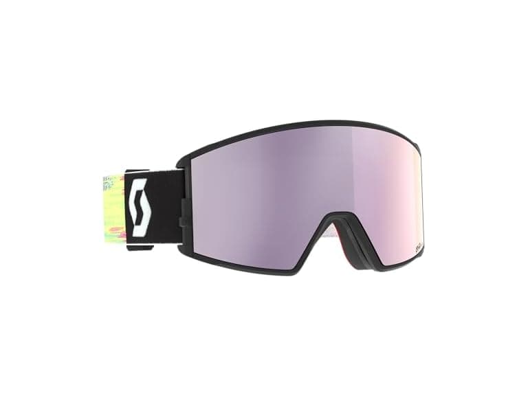SCOTT React Ski Goggles - Black/Neon Yellow - Image 1