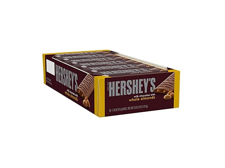 Hersheys Milk Choc Whole Almonds 36ct - Image 1