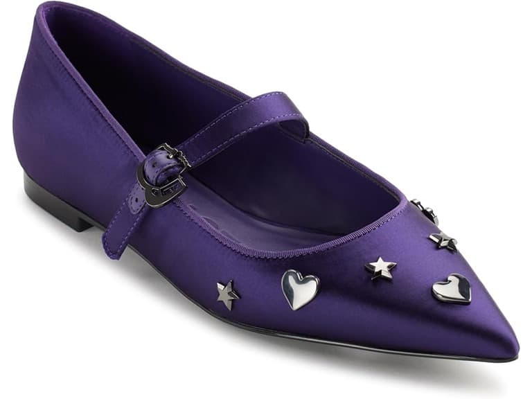 Karl Lagerfeld Women's Flat Deep Plum (5) - Image 1