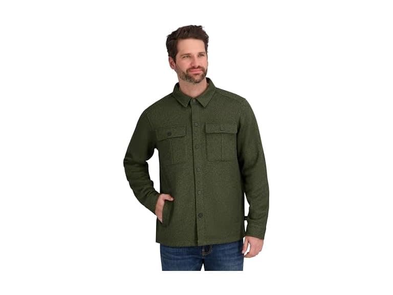 Spyder Men Core Sweater Fleece Shirt Jacket - Image 1