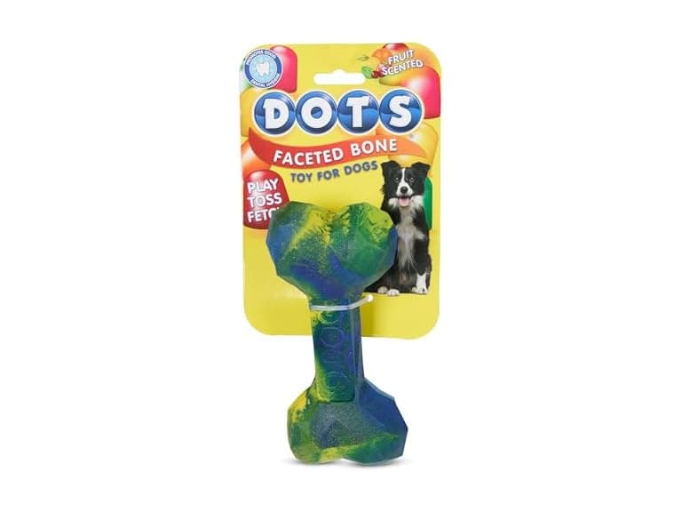 DOTS Ombre Geo Bone – Durable Dog Chew Toy - Image 1