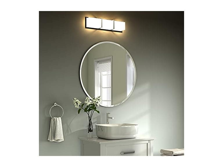 Wavy Wall Mirror Frameless Bathroom - Image 1
