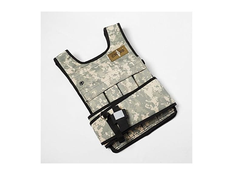 CROSS101 Ad Weighted Vest with Shoulder Pads (20lbs) - Image 1