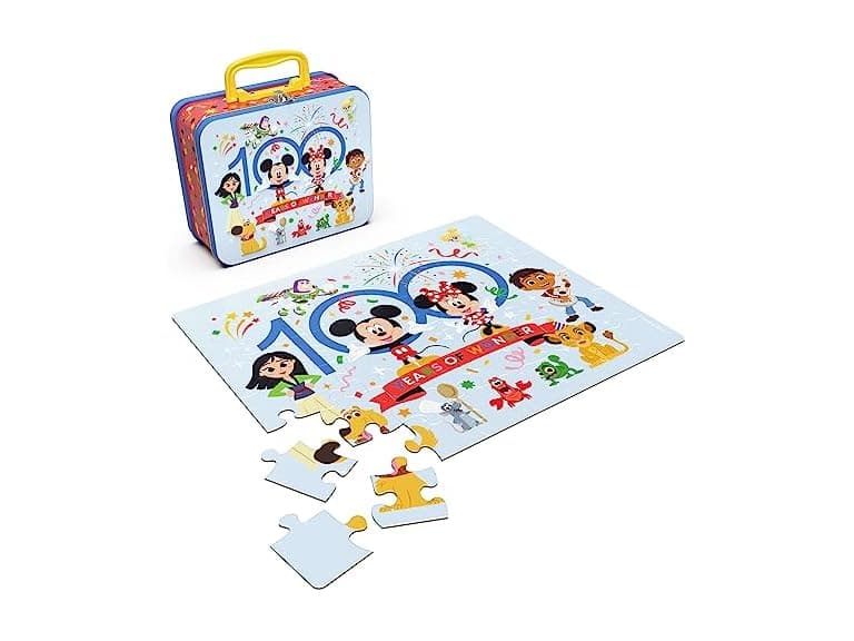 Disney100, 48Pc Puzzle & Metal Lunch Box - Image 1