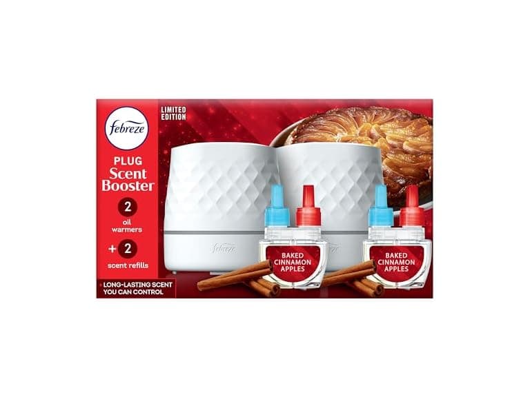 Febreze Plug Air Freshener Starter Kit Cinnamon