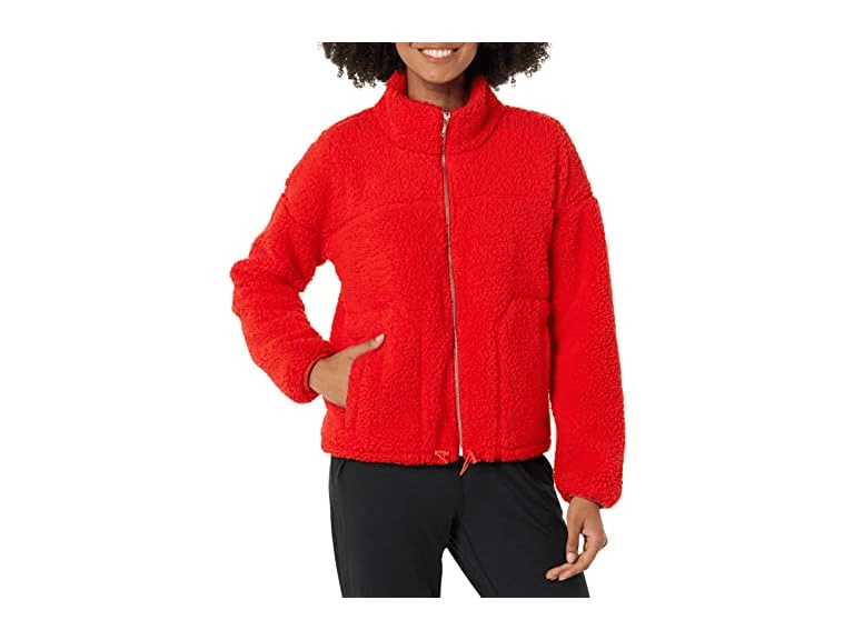 Amazon Essentials Women Seamed Sherpa Jacket - Image 1
