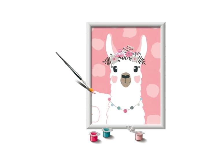 Ravensburger CreArt Drama Llama Paint by Numbers - Image 1