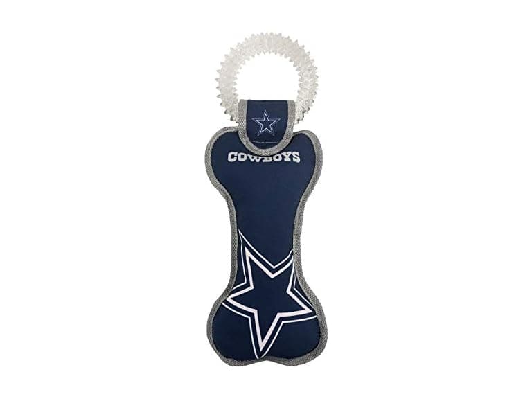 Pets First NFL Dallas Cowboys Dental Dog TUG Toy - Image 1
