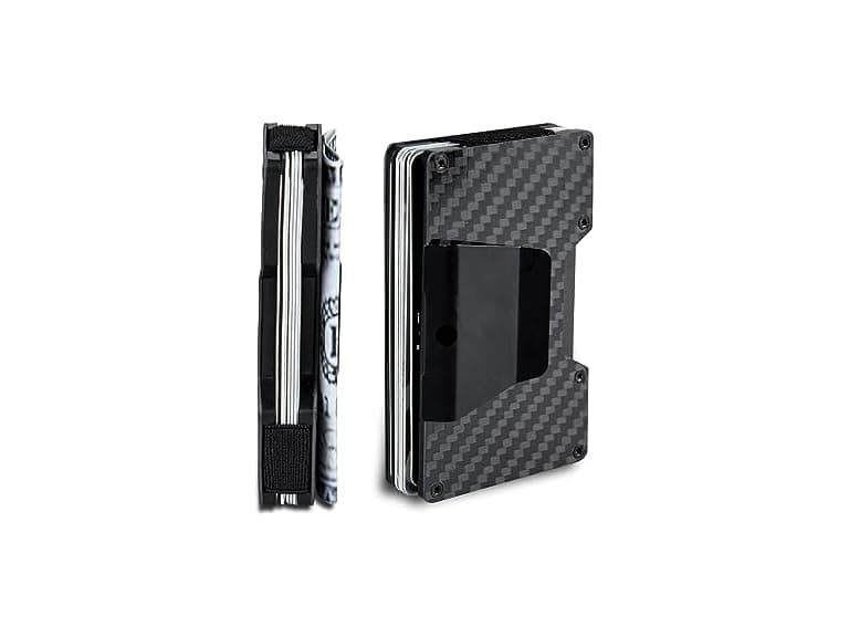 Exact Fit Men Expandable Card Case Wallet Clip - Image 1